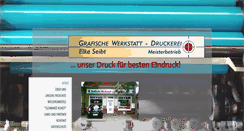 Desktop Screenshot of druckerei-seibt.de